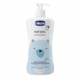 Нежный гель для купания с алоэ и ромашкой Chicco Natural Sensation "Без слез", 200 мл