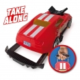 Гоночный автомобиль-гараж 2 в 1 (красный) Hot Wheels