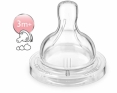 Соска силіконова Avent Classic+ варіаційний поток 2шт 3+ SCF635/27