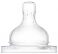 Соска силиконовая Avent Classic+ средний поток 2шт 3+ SCF633/27
