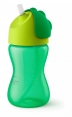 Чашка Avent с трубочкой 300 мл. 12+ зеленый SCF798/01