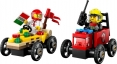 Конструктор LEGO City «Пицца-авто против пожарной машины» Набор гонок (60458)
