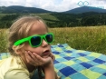 Дитячі сонцезахисні окуляри Koolsun неоново-зелені серії Wave (Розмір: 3+)
