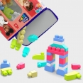 Конструктор рожевий  у мішку (60 дет.) Mega Bloks