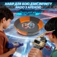 Набір Infinity Nado VII Power Battle Set Громовий Мисливець Тіней і Вогняне Колесо Вибуху (Thunder Shadow Hunter vs Fiery Blast Wheel)