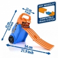 Портативный трек-контейнер с 4 параллельными дорожками Hot Wheels