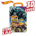 Металлический контейнер для хранения машинок серии "Monster Trucks" Hot Wheels