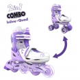Роликовые коньки Neon Combo Skates Сиреневый (Размер 34-37)