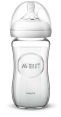 Бутылочка для кормления Avent Natural стеклянная 240 мл (SCF053/17)
