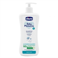 Шампунь з екстрактом календули Chicco Baby Moments "Без сліз", 500 мл