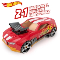 Гоночный автомобиль-гараж 2 в 1 (красный) Hot Wheels