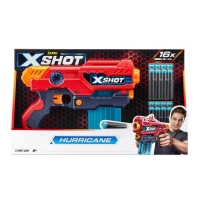 X-Shot Red Швидкострільний бластер EXCEL Hurricane (16 патронів), 36440R
