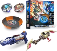 Набір Infinity Nado VII Power Battle Set Громовий Мисливець Тіней і Вогняне Колесо Вибуху (Thunder Shadow Hunter vs Fiery Blast Wheel)