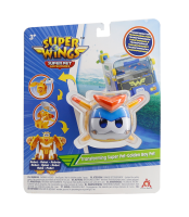 Ігрова фігурка-трансформер Super Wings Transforming Super Pet Золотий Хлопчик улюбленець (Golden Boy pet)