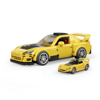 Колекційна машинка-конструктор "Honda S2000" серії "Speed" Mattel Brick Shop (JFR88)