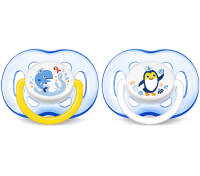 Пустышка для мальчиков Avent Freeflow 2шт 18+ SCF186/24