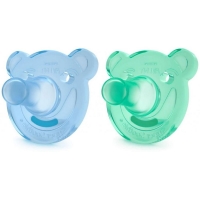 Пустышка фигурная для мальчиков Avent Soothie 2шт 3+ SCF194/04