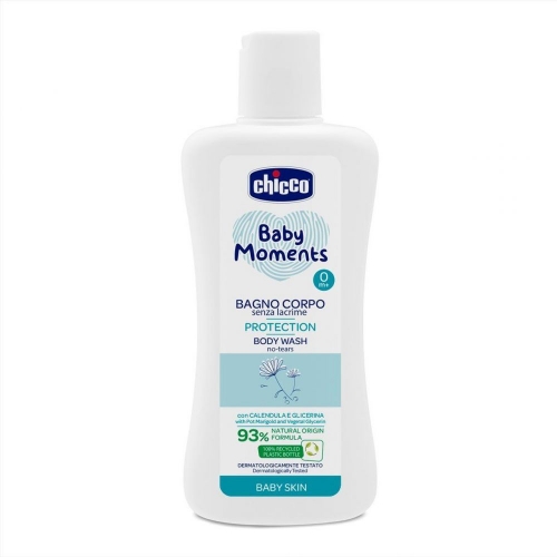 Гель для купания с экстрактом календулы Chicco Baby Moments "Без слез", 200 мл