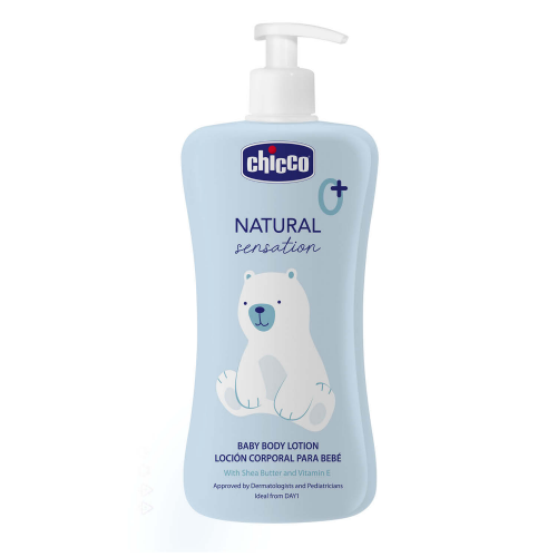 Лосьон для тела с маслом ши и рисовым маслом Chicco Natural Sensation, 150 мл