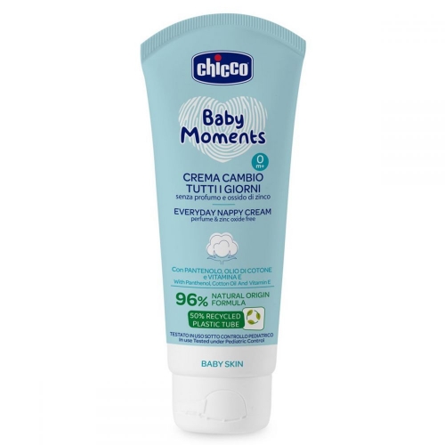 Крем захисний під підгузок з пантенолом Chicco Baby Moments, 100 мл