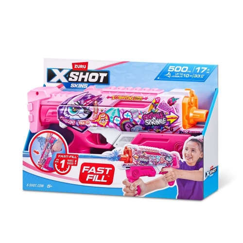 X-Shot Водний бластер Fast-Fill Skins Hyperload Unicorn Splash, 11854E