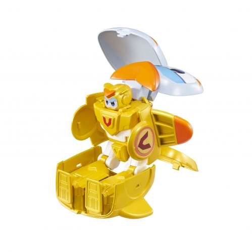 Игровая фигурка-трансформер Super Wings Золотой Мальчик любимец (Golden Boy pet)