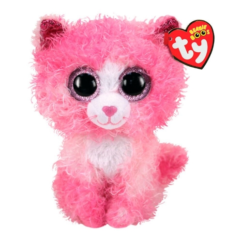 Мягкая игрушка TY Beanie Boo's 36308 Розовый котенок "Reagan" 15см