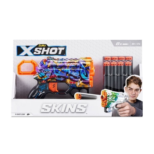 Швидкострільний бластер X-SHOT Skins Menace Spray Tag (8 патронів), 36515D