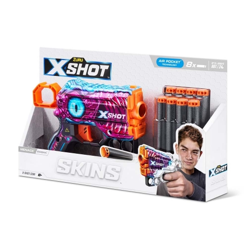 Швидкострільний бластер X-SHOT Skins Menace Enigma (8 патронів), 36515L
