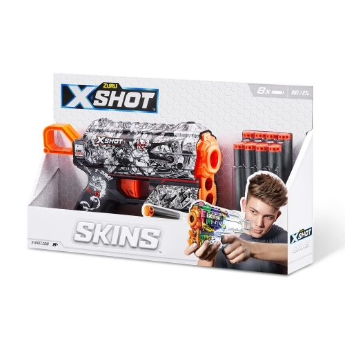 Швидкострільний бластер X-SHOT Skins Flux Illustrate (8 патронів), 36516D