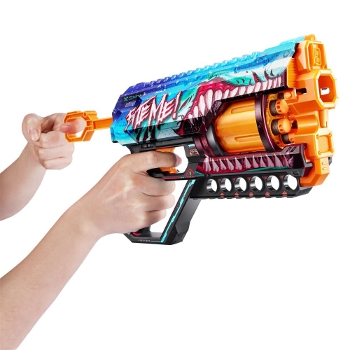 Швидкострільний бластер X-SHOT Skins Griefer Shark Thrasher (12 патронів), 36561В