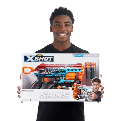 Швидкострільний бластер X-SHOT Skins Griefer Apocalypse (12 патронів), 36561E