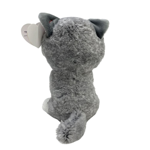 М'яка іграшка  TY Beanie Boos 36581 Cірий котик "FERGUS", арт. 36581