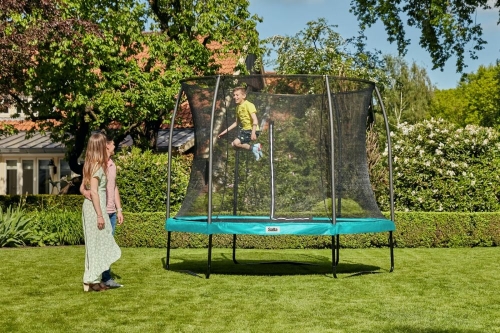 Батут Salta Comfort Edition круглий, 396см, зелений