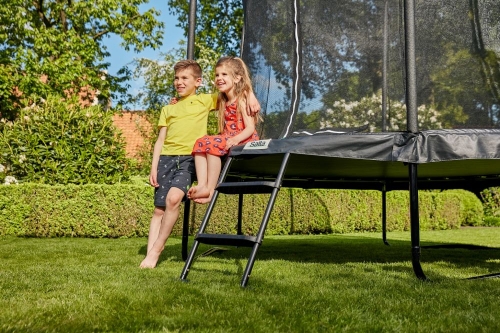 Батут Salta Comfort Edition круглий, 427см, чорний