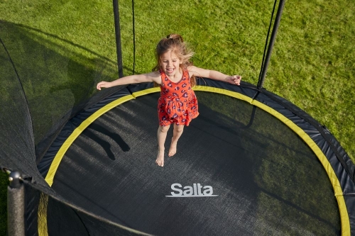 Батут Salta Comfort Edition круглий, 427см, чорний