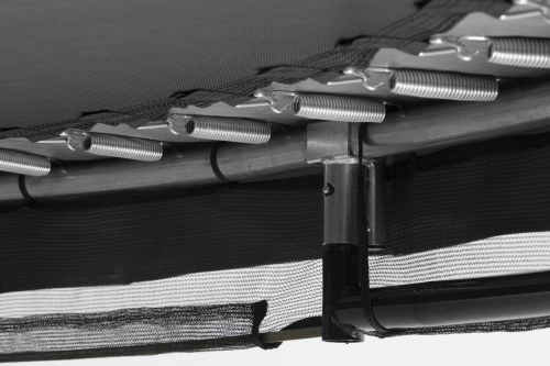 Батут Salta Comfort Edition Ground круглий, 427см, чорний