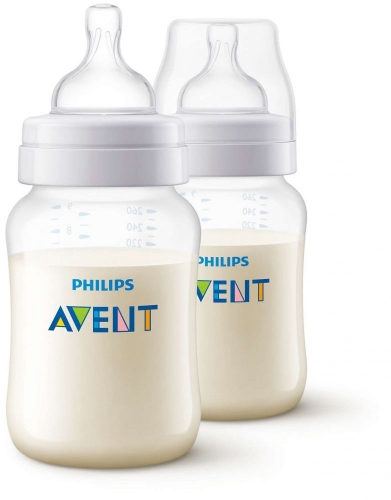 Пляшка для годування Avent Classic+ 2х260мл SCF563/27
