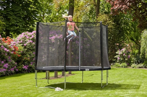 Батут Salta Combo круглий, 366см, чорний