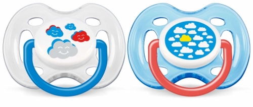 Пустышка Avent Freeflow Fashion 2шт 0+ SCF172/18