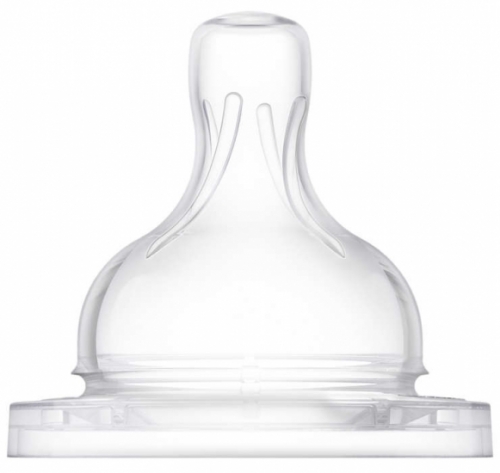 Соска силіконова Avent Classic+ швидкий потік 2шт 6+ SCF634/27