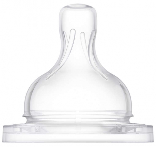 Соска силиконовая Avent Classic+ средний поток 2шт 3+ SCF633/27