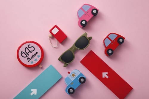 Дитячі сонцезахисні окуляри Koolsun кольору хакі серії Wave (Розмір: 1+)