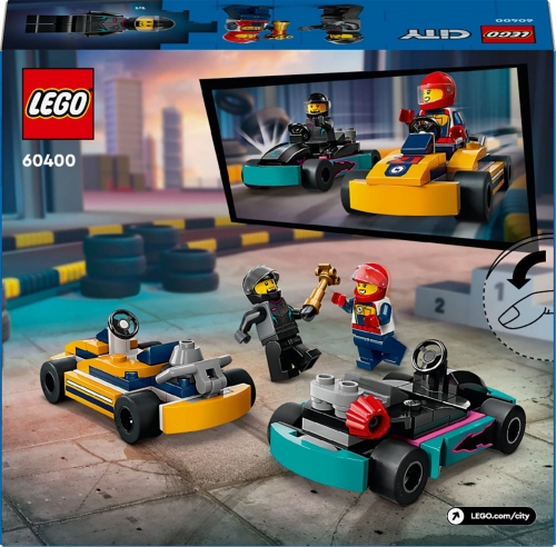 Конструктор LEGO City Картинг і гонщики (60400)