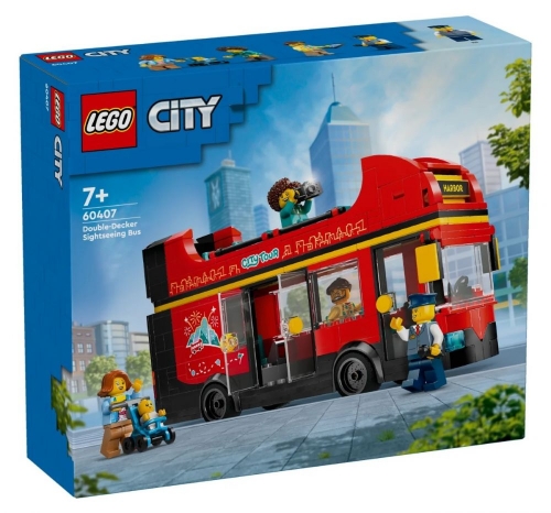 Конструктор LEGO City Красный двухэтажный экскурсионный автобус (60407)