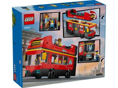 Конструктор LEGO City Красный двухэтажный экскурсионный автобус (60407)