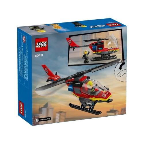 Конструктор LEGO City Пожарный спасательный вертолет (60411)