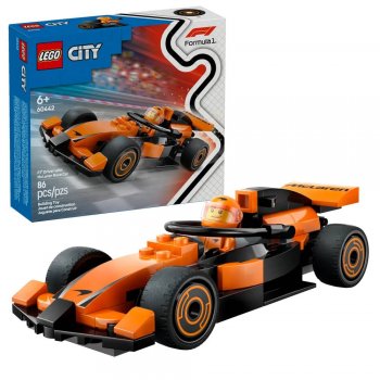 Конструктор LEGO City Пилот F1 с автомобилем для гонки команды McLaren (60442)
