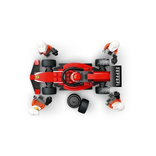 Конструктор LEGO City Піт-стоп і піт-екіпаж F1 з болідом Ferrari(60443)