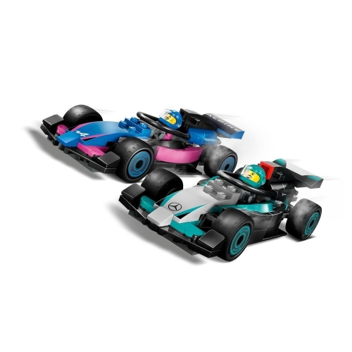 Конструктор LEGO City Гараж F1 и автомобили Mercedes-AMG и Alpine (60444)